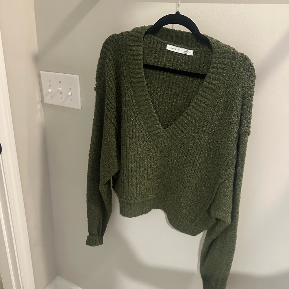 Altar'd State Cozy V-Neck Sweater